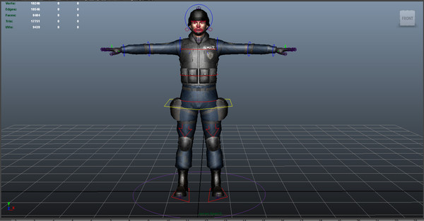 maya male swat - Swat Male 01... by ignisfatuus